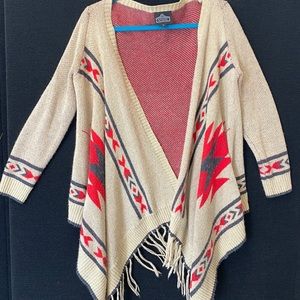 Fringe Knit Cardigan